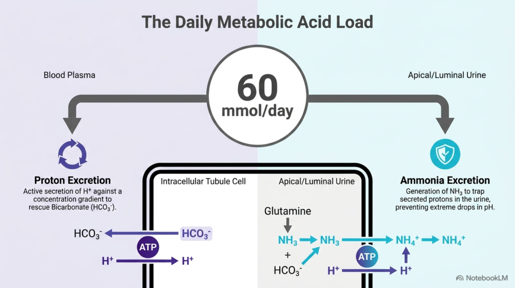 Slide 02: Managing the Daily Metabolic Acid Load in Renal Acid-Base Balance