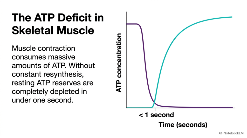 Slide 02: The ATP Deficit and Immediate Energy Needs in Muscle Metabolism