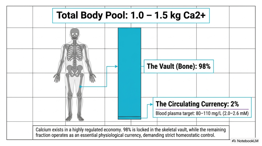 Slide 2: The Total Body Pool in Calcium Metabolism