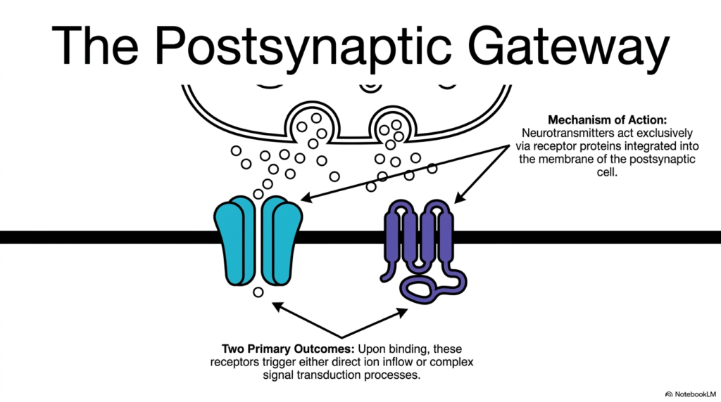 Slide 2: The Postsynaptic Gateway of Neurotransmitter Receptors