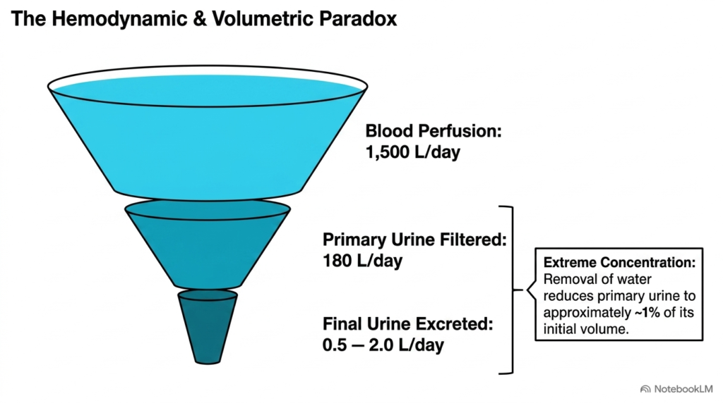 Slide 03: The Hemodynamic Paradox in Renal Biochemistry