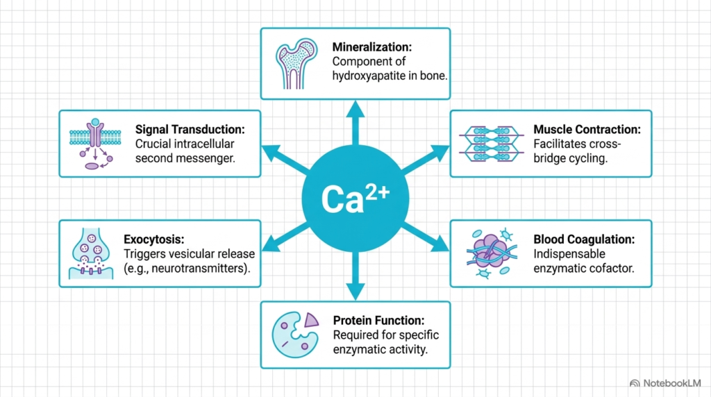 Slide 3: Essential Physiological Functions in Calcium Metabolism