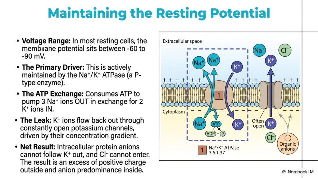 Slide 03: Maintaining the Resting State in Resting and Action Potentials