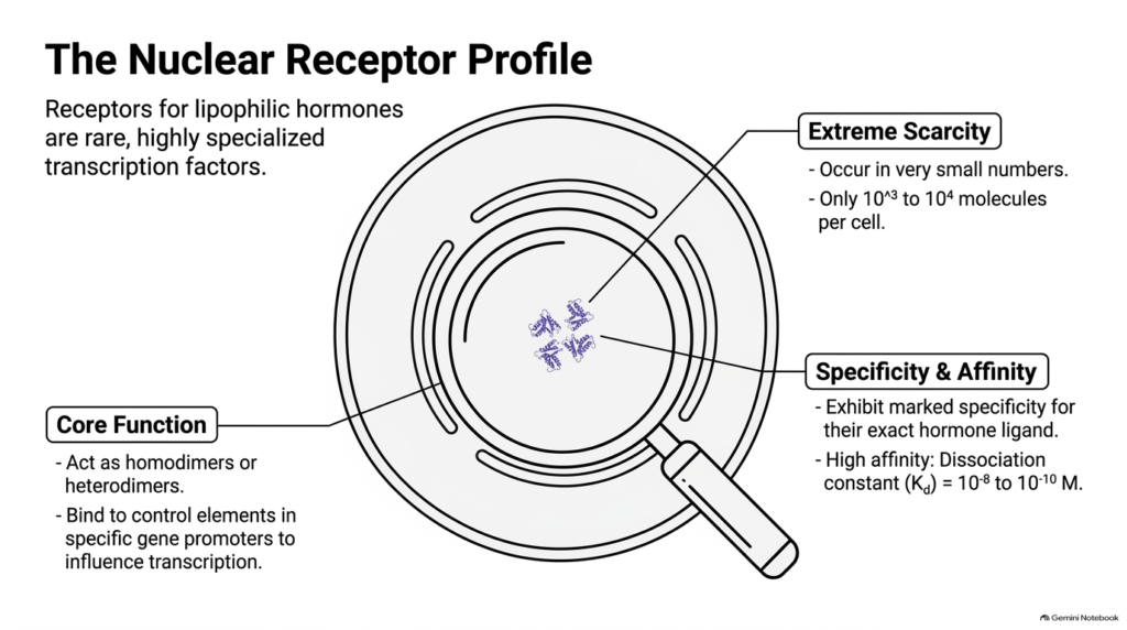 Slide 3: Lipophilic Hormones Mechanism of Action — The Nuclear Receptor Profile