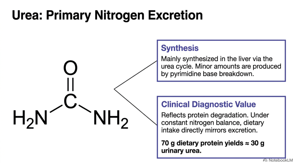 Slide 4: Urea Synthesis and Clearance in Urine Biochemistry