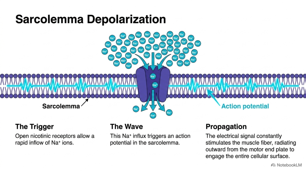 Slide 04: Sarcolemma Depolarization during Muscle Contraction Control