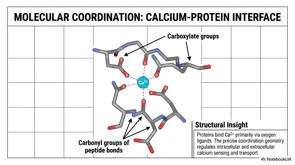 Slide 4: Molecular Coordination and Protein Binding in Calcium Metabolism