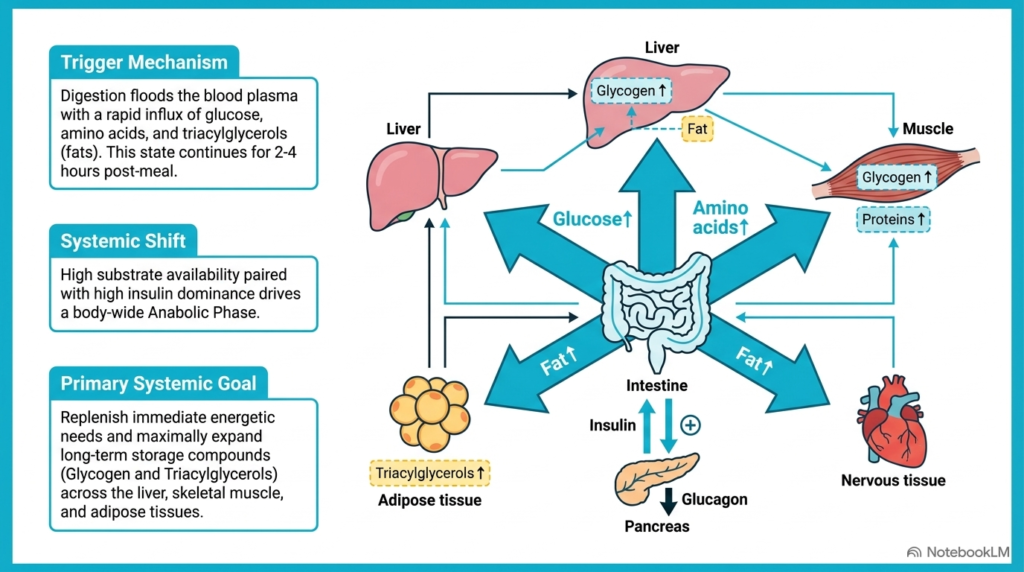 Slide 4: Systemic Anabolism and the Buffer Function in Organ Metabolism