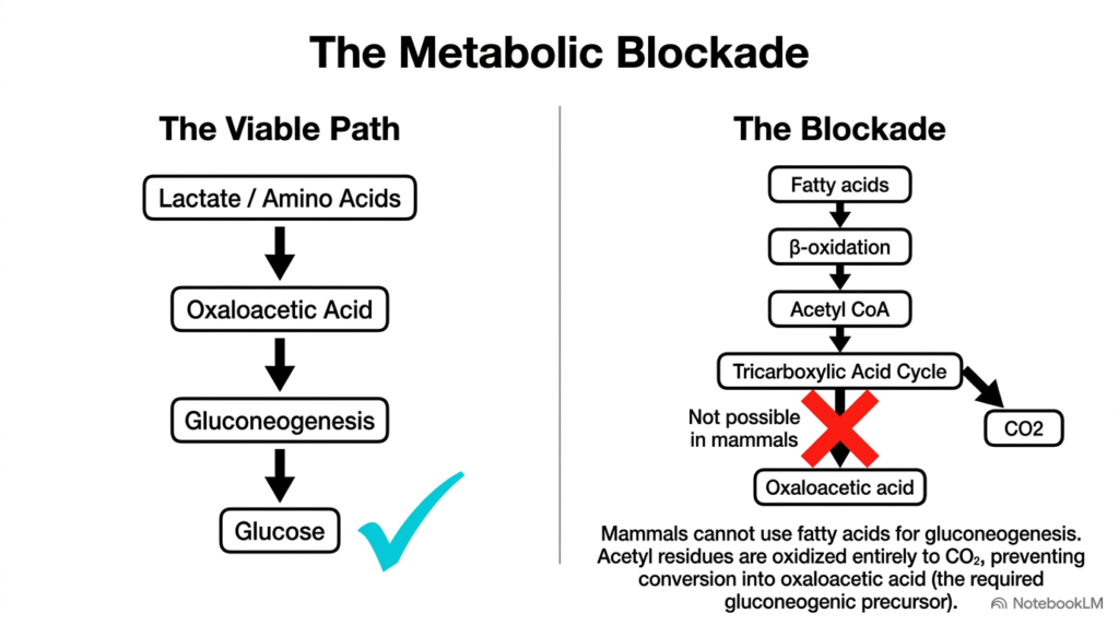 Slide 04: The Metabolic Blockade in Fatty Acid Use and Carbohydrate Metabolism