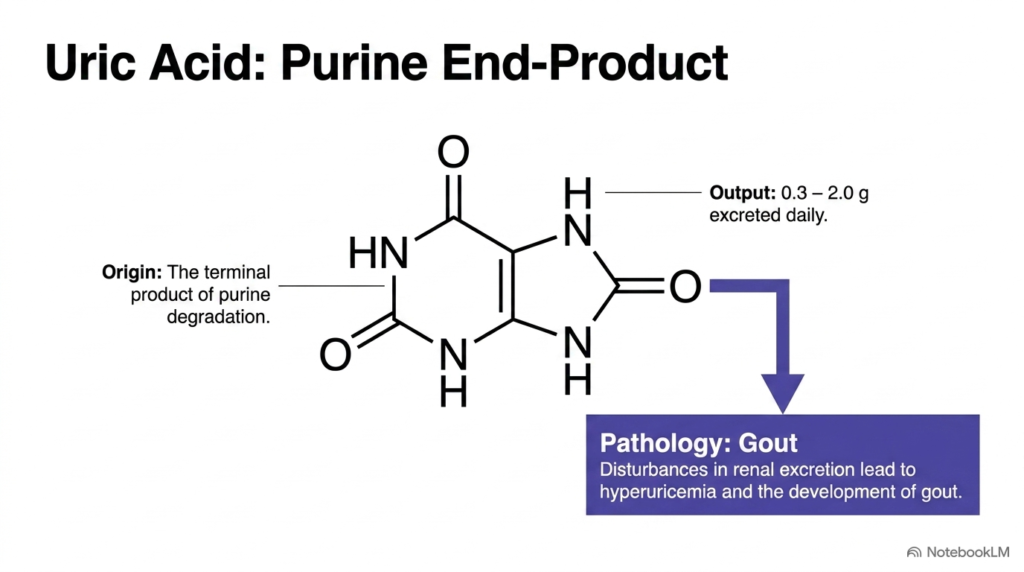 Slide 5: Uric Acid and Purine Degradation in Urine Biochemistry