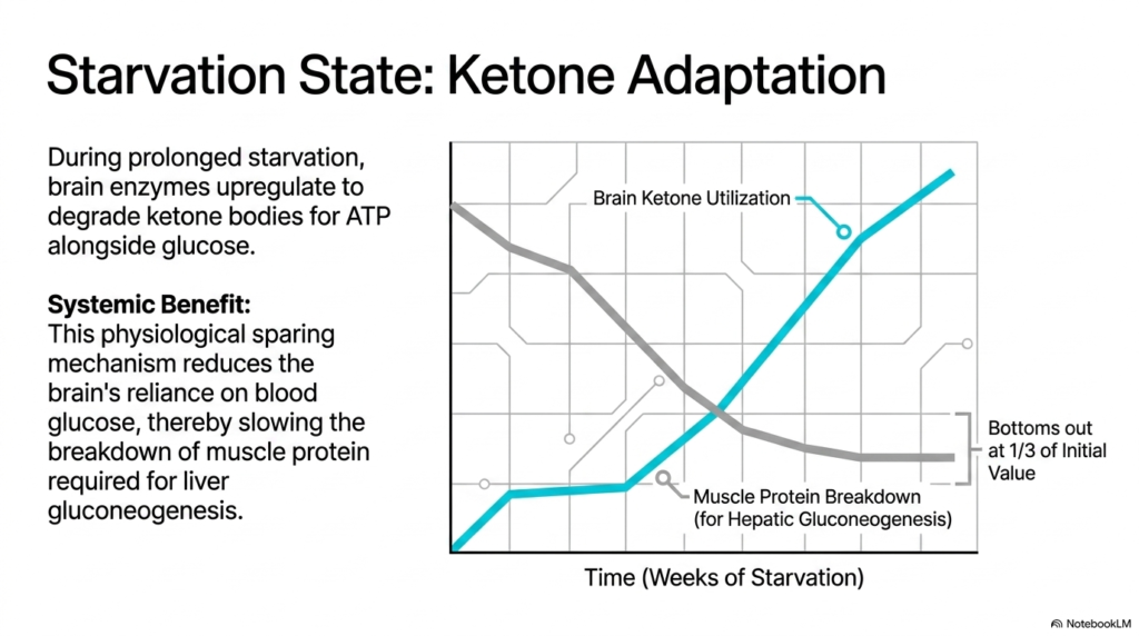 Slide 5: Ketone Adaptation During Starvation in Brain Metabolism