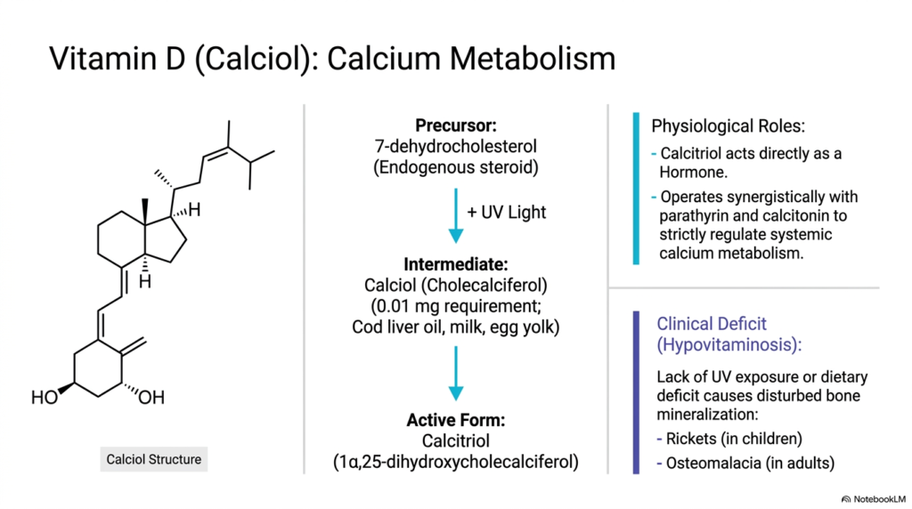 Slide 5: Vitamin D Metabolism and Calcium Balance in Lipid-Soluble Vitamins