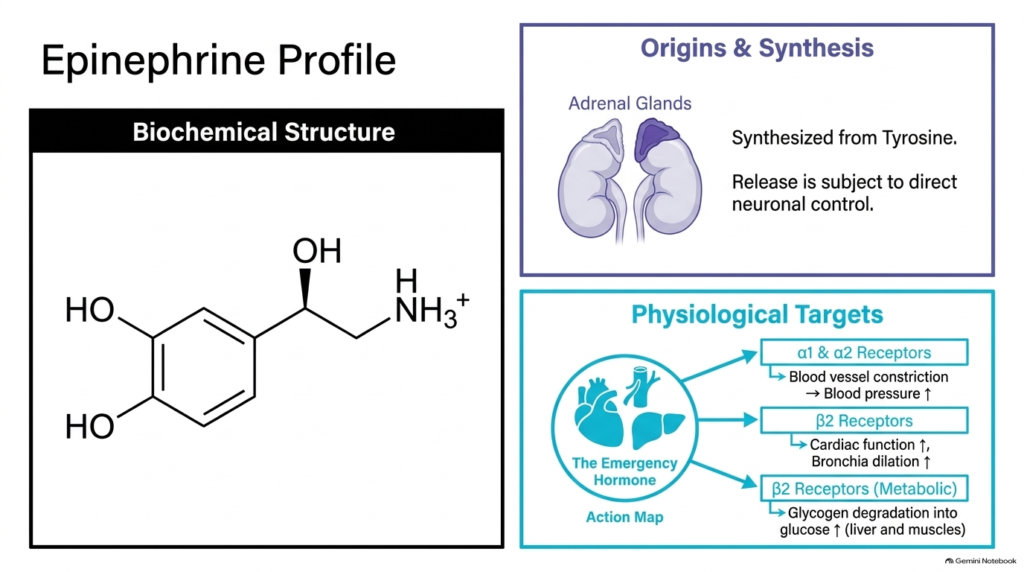 Slide 5: Epinephrine Profile as Stress-Responsive Hydrophilic Hormones