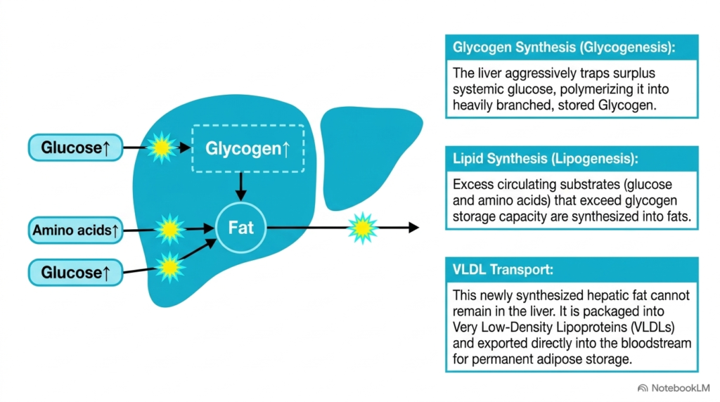 Slide 5: Hepatic Storage Pathways in the Buffer Function in Organ Metabolism