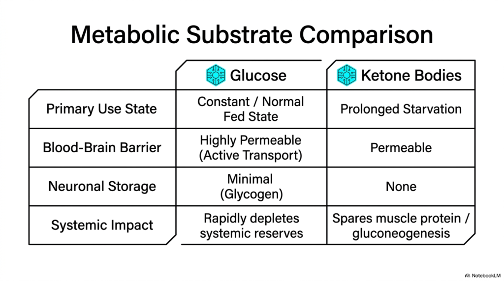 Slide 6: Substrate Comparison in Brain Metabolism