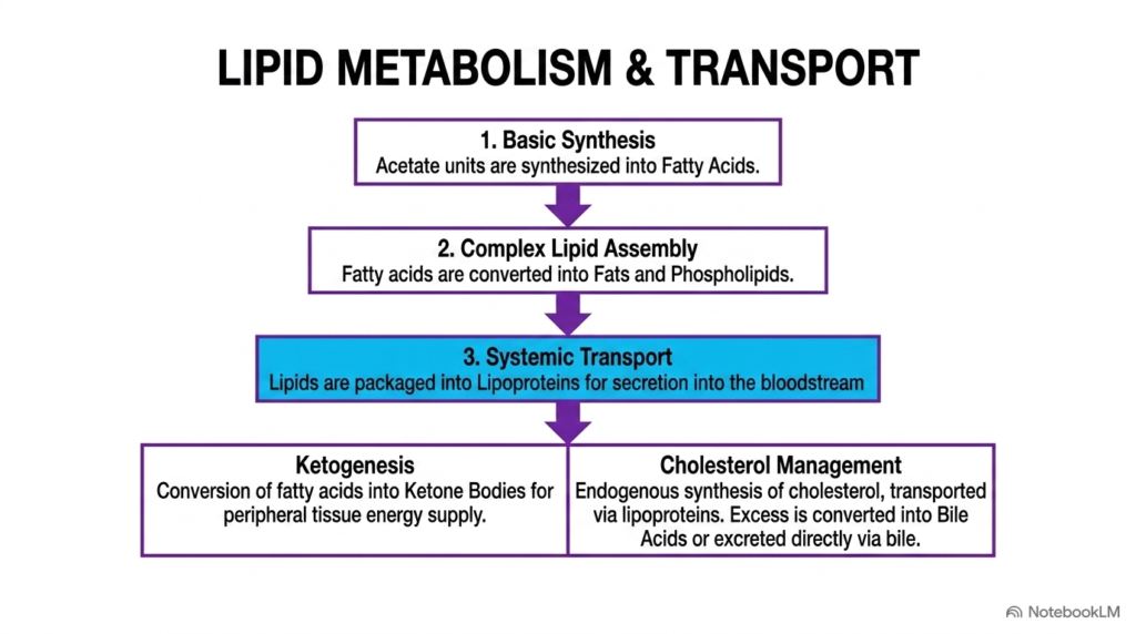 Slide 6: Lipid Dynamics and Transport in Liver Metabolism