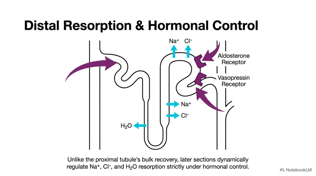 Slide 07: Hormonal Control of Distal Resorption in Renal Biochemistry