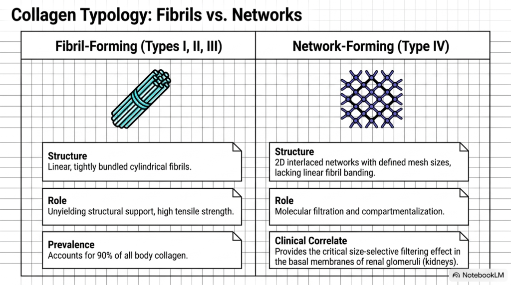 Slide 7: Functional Typology and Networks in Collagen Biochemistry