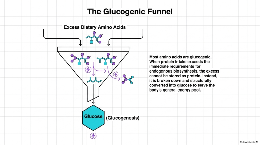 Slide 7: The Glucogenic Funnel for Amino Acid Macronutrients