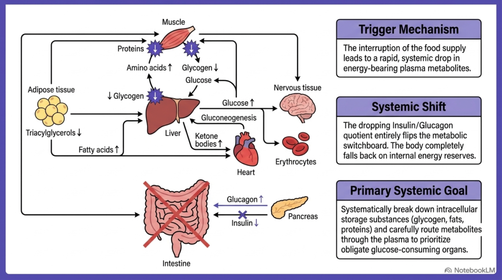 Slide 7: Transition to Catabolism and the Buffer Function in Organ Metabolism