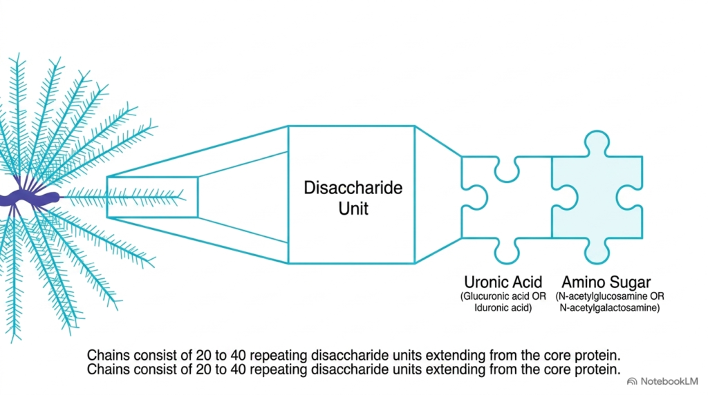 Slide 08: Glycosaminoglycan Structure in the Extracellular Matrix