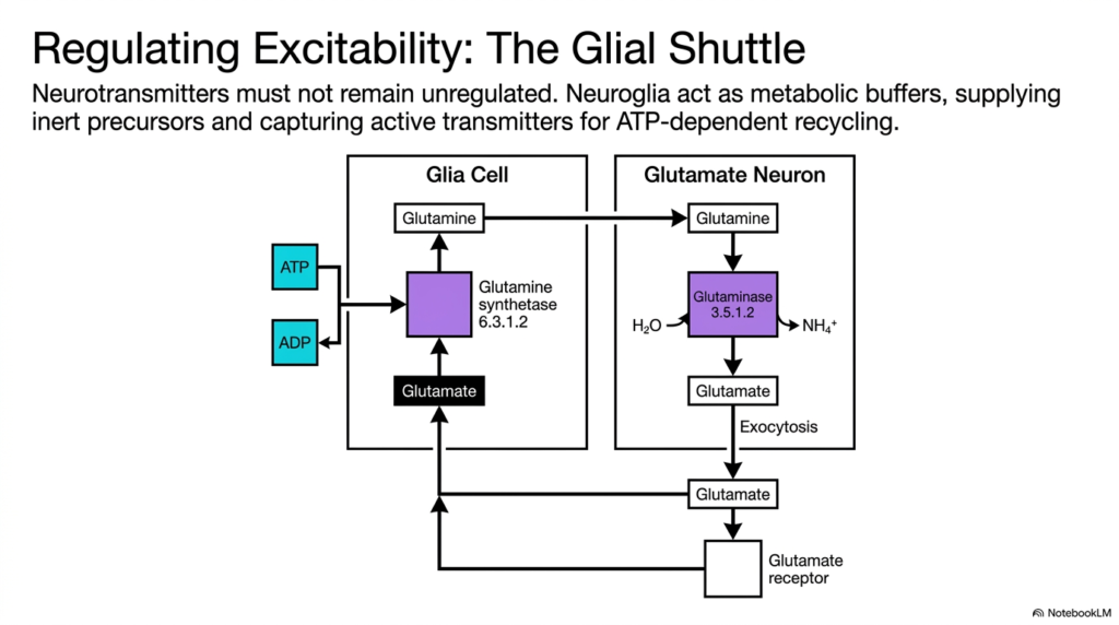 Slide 8: The Glial Shuttle in Brain Metabolism