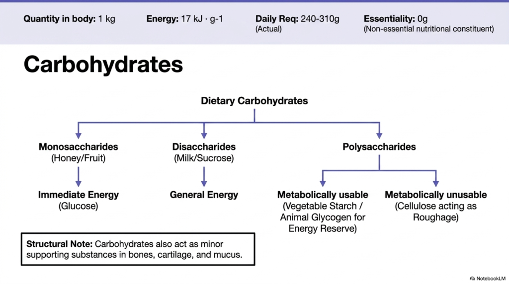 Slide 8: Structural Classes and Functional Roles of Carbohydrate Macronutrients