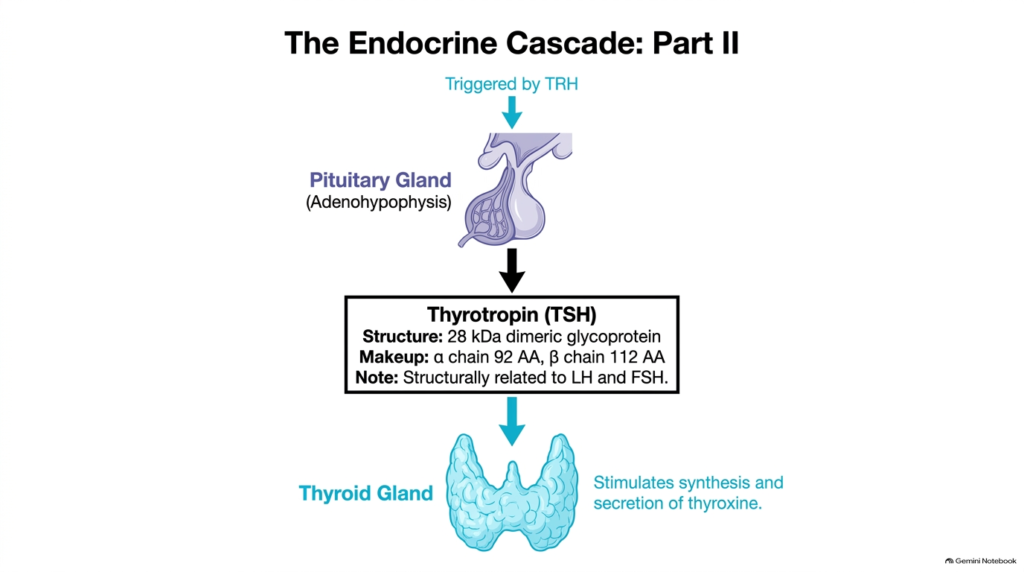Slide 8: The Endocrine Cascade Part II – Pituitary Hydrophilic Hormones