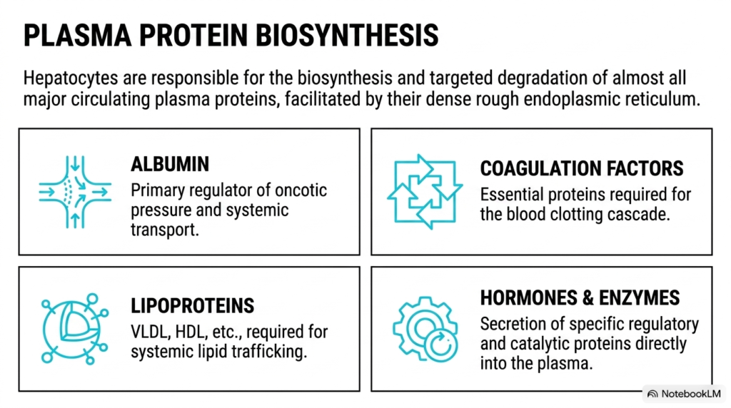 Slide 8: Plasma Protein Biosynthesis in Liver Metabolism