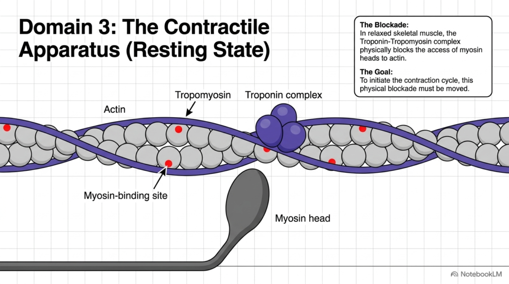 Slide 09: Resting State Apparatus in Muscle Contraction Control