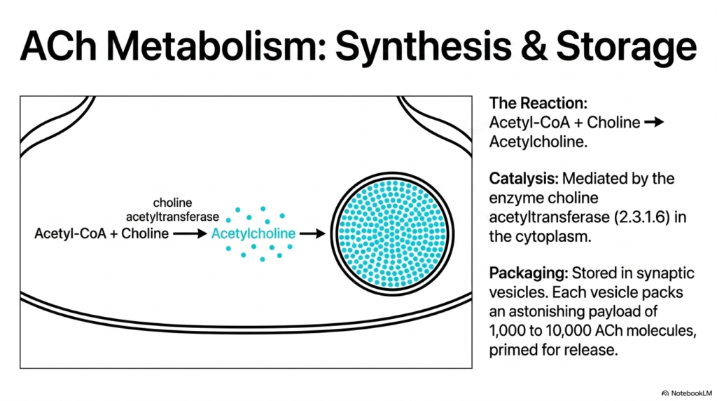 Slide 9: Synthesis and Storage of Ligands for Neurotransmitter Receptors