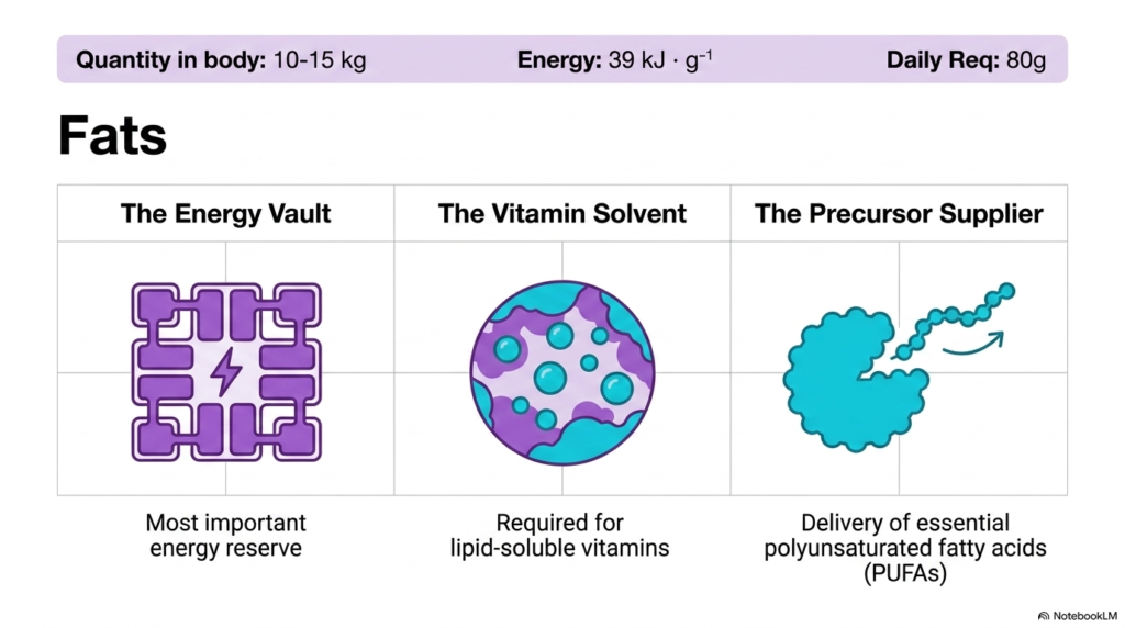 Slide 9: The Triad of Functional Roles for Fat Macronutrients