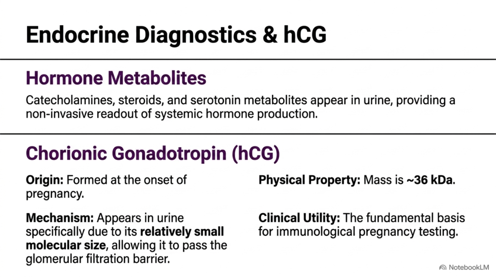 Slide 10: Endocrine Diagnostics and hCG in Urine Biochemistry