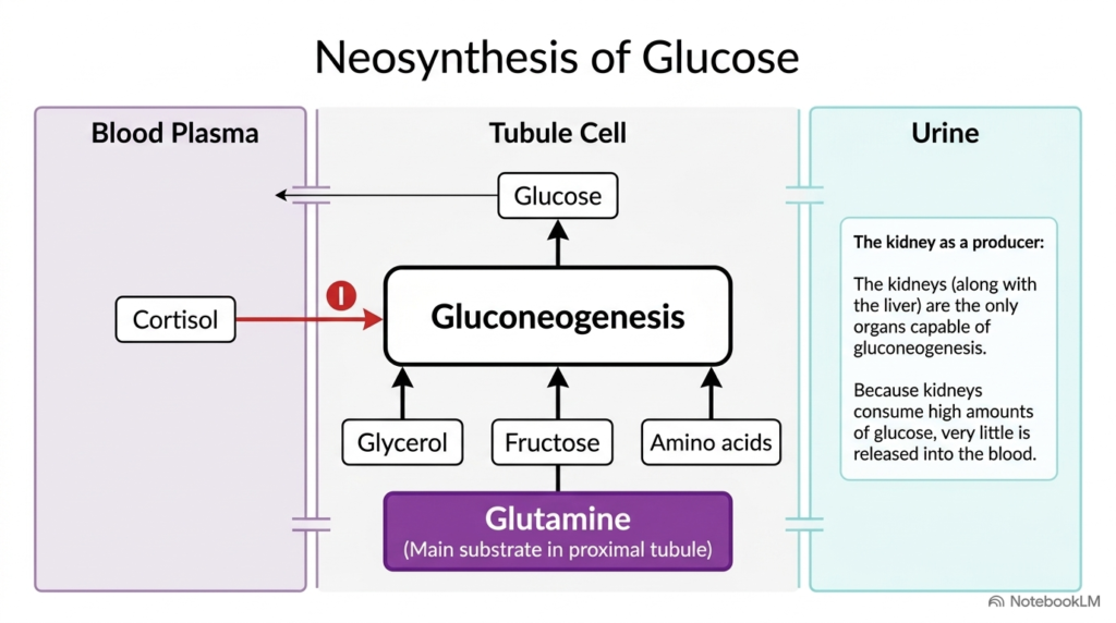 Slide 10: Metabolic Coupling of Gluconeogenesis and Renal Electrolyte Resorption