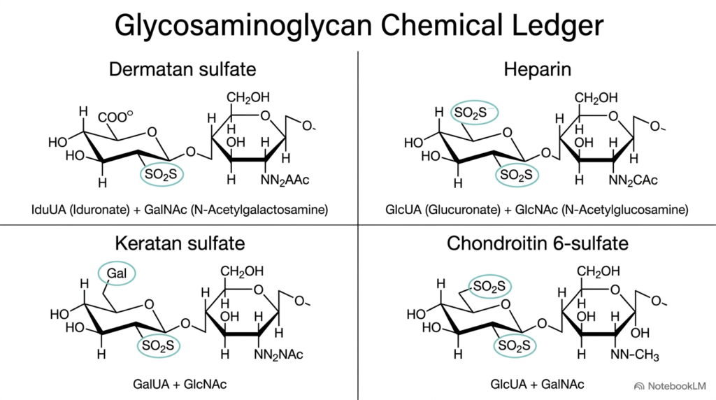 Slide 10: The Glycosaminoglycan Ledger in the Extracellular Matrix