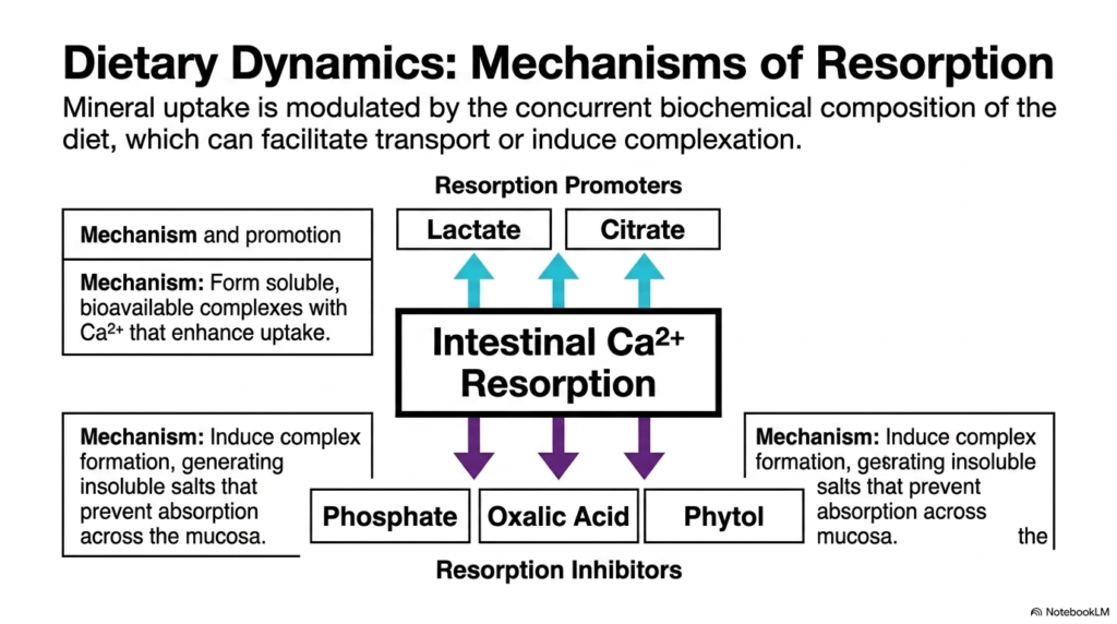 Slide 10: Intestinal Resorption Dynamics of Minerals and Trace Elements