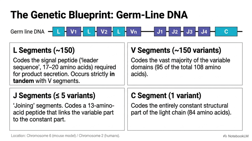 Slide 10: Germ-Line DNA Blueprint in Antibody Biosynthesis