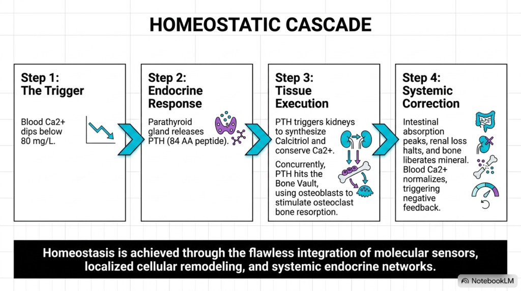 Slide 11: The Homeostatic Cascade in Calcium Metabolism