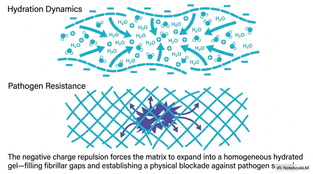 Slide 11: Hydration and Pathogen Resistance in the Extracellular Matrix