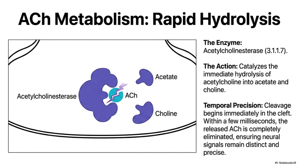 Slide 11: Enzymatic Hydrolysis to Reset Neurotransmitter Receptors