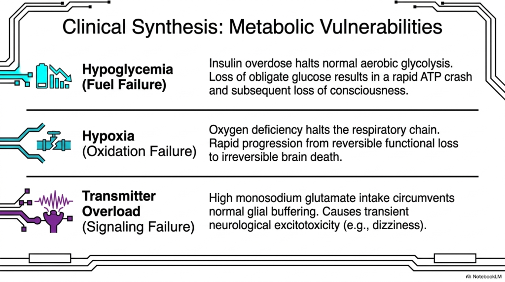 Slide 11: Clinical Synthesis of Vulnerabilities in Brain Metabolism