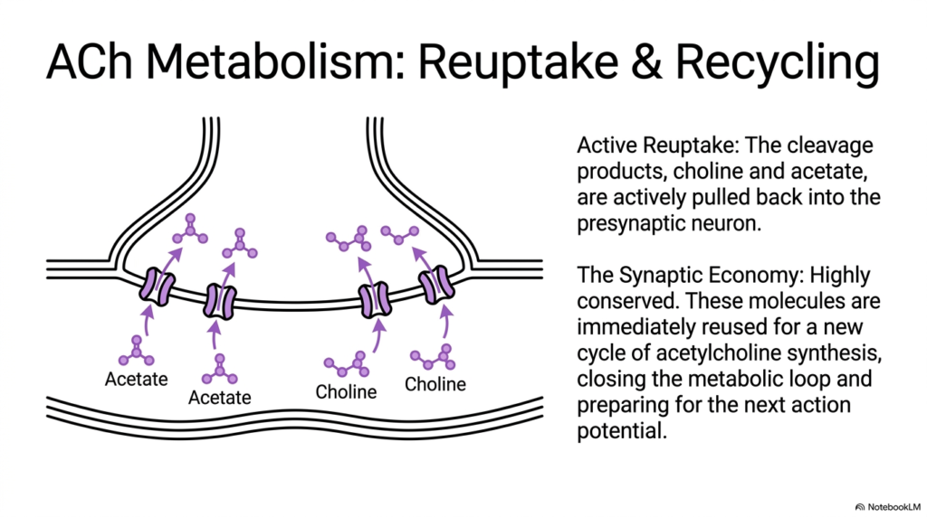 Slide 12: Reuptake and Recycling to Sustain Neurotransmitter Receptors