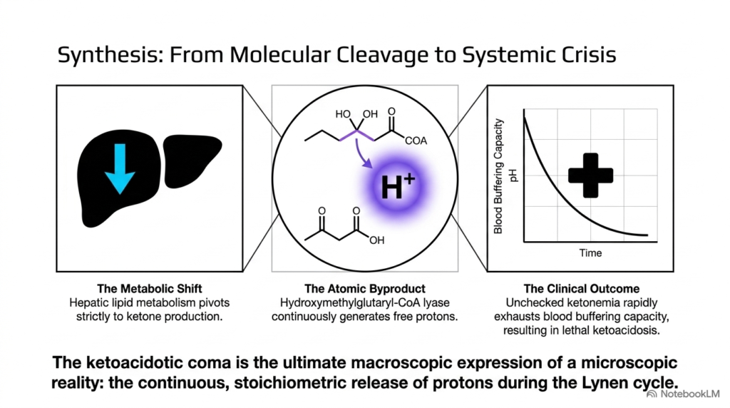 Slide 12: From Molecular Cleavage to Clinical Crisis in Hepatic Lipid Metabolism