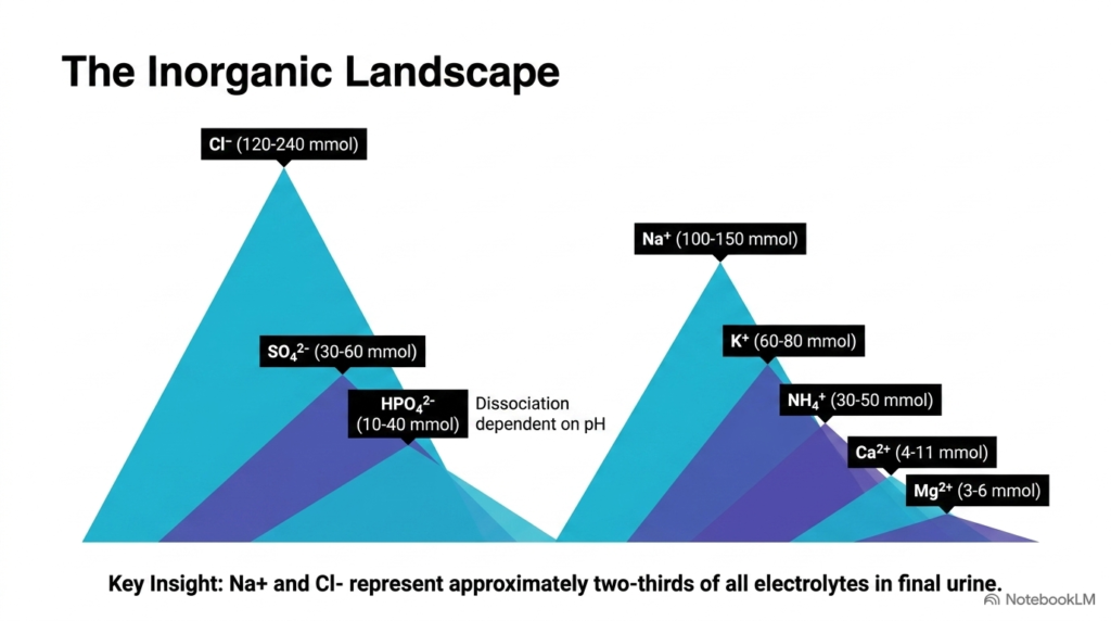 Slide 12: The Inorganic Landscape in Urine Biochemistry