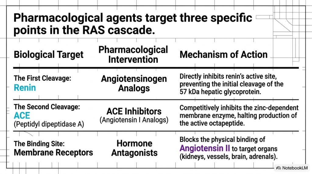 Slide 13: Pharmacological Interventions Targeting Renal Hormone Pathways