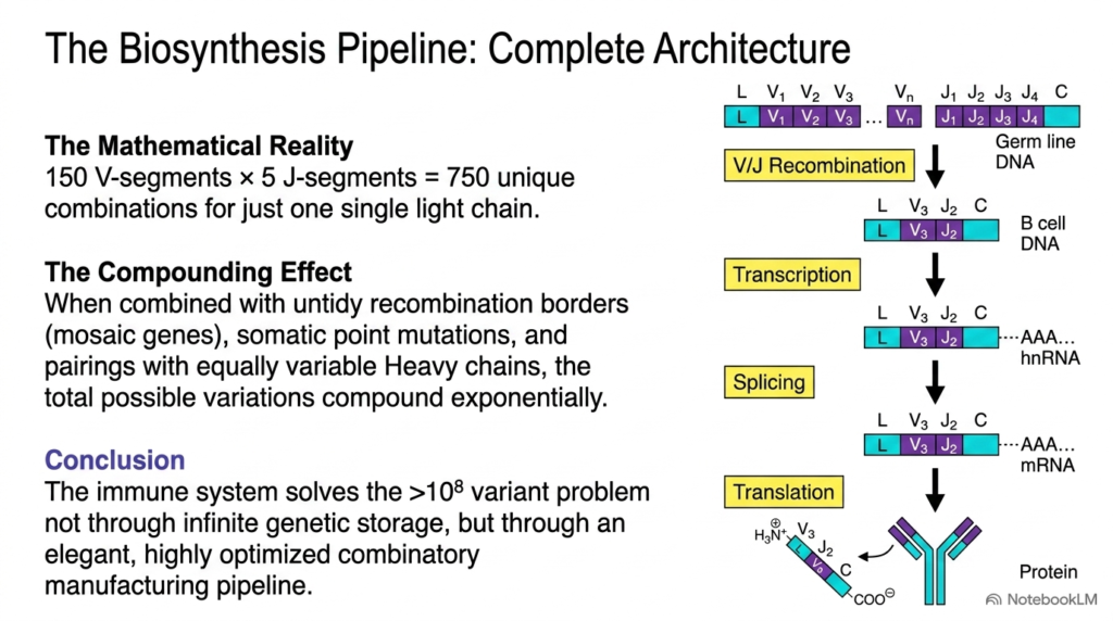 Slide 14: Complete Pipeline Architecture of Antibody Biosynthesis