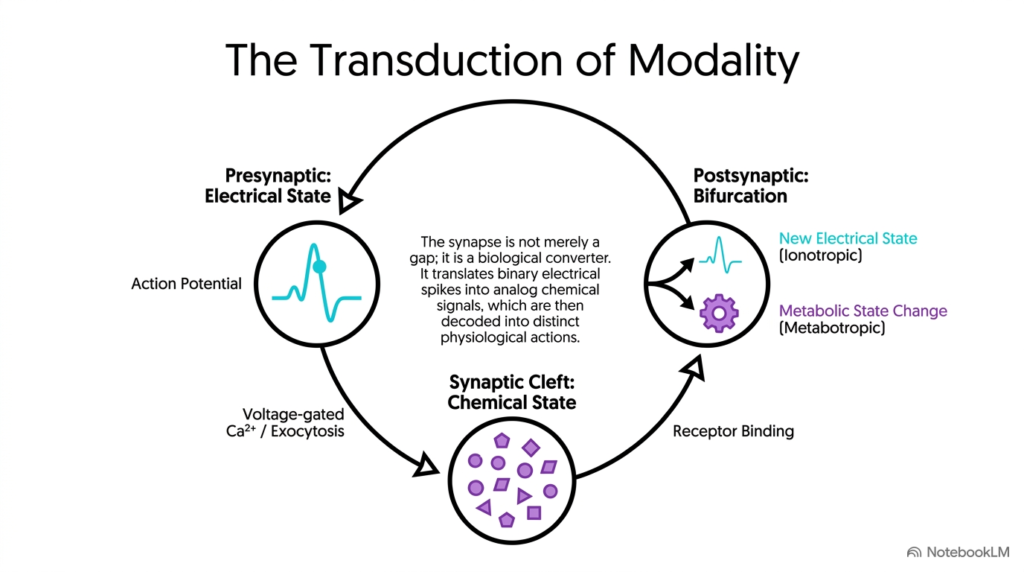 Slide 14: Modality Transduction Cycles in CNS Signal Transmission