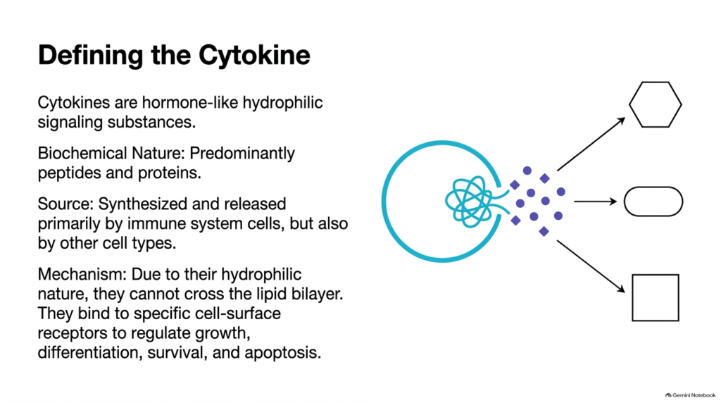 Slide 2: Defining Molecular Structure in the Biochemistry of Cytokines