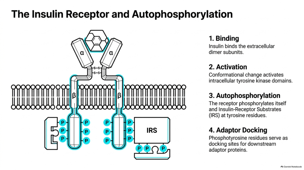 Slide 03: The Insulin Receptor Structure in Signal Transduction Pathways