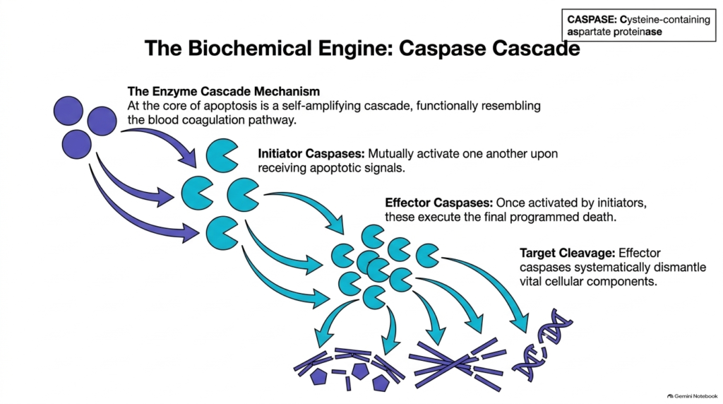 Slide 5: The Caspase Cascade Engine in Apoptosis